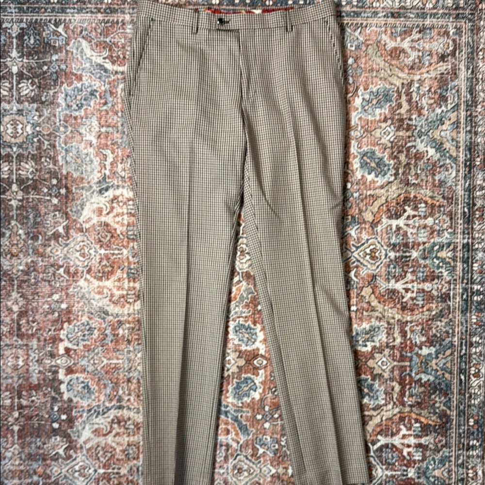Men's Tan & Brown Suit - Picture 9 of 11